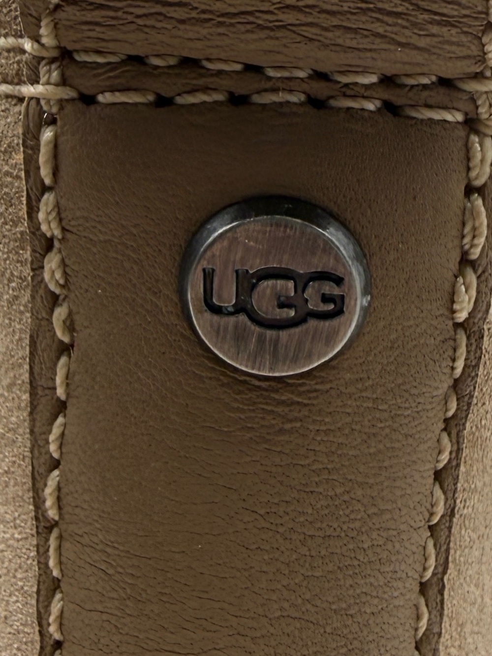 UGG Ashton Chelsea Boots 6 Brown Suede Waterproof Yellow Ankle Casual Chunky - Picture 7 of 13